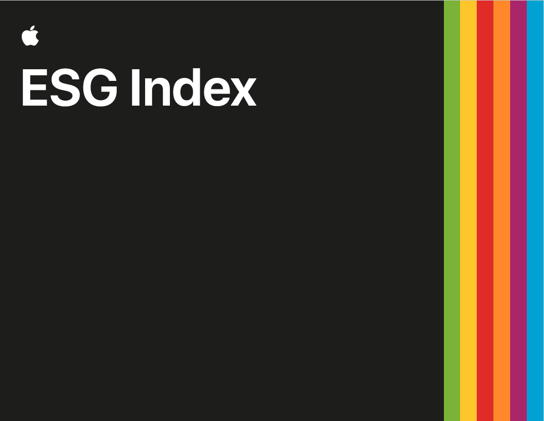 Apple ESG index report 2022