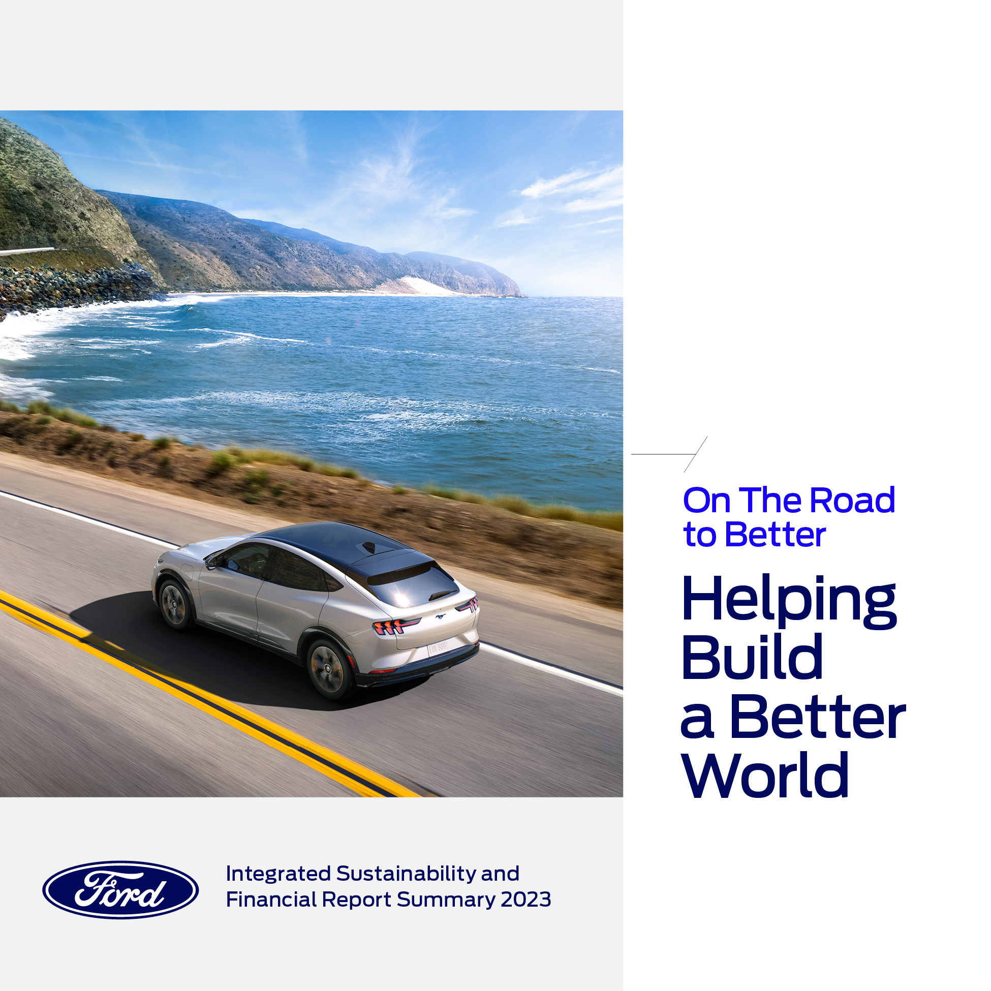 2021 Ford Integrated Sustainability and Financial Report Cover