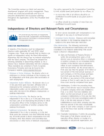 Independence of Directors and Relevant Facts and Circumstances