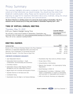 Proxy Summary