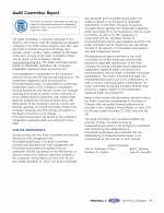 - Audit Committee Report