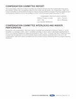 Compensation Committee Report